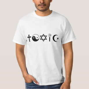T-shirt A religião é Freethinker tóxico