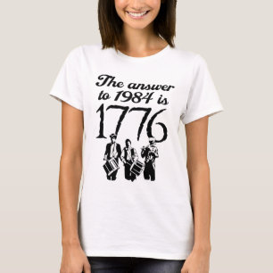 T-shirt A resposta a 1984 é 1776