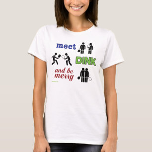 T-shirt A "reunião, Dink, e seja" camisola de alças aleg