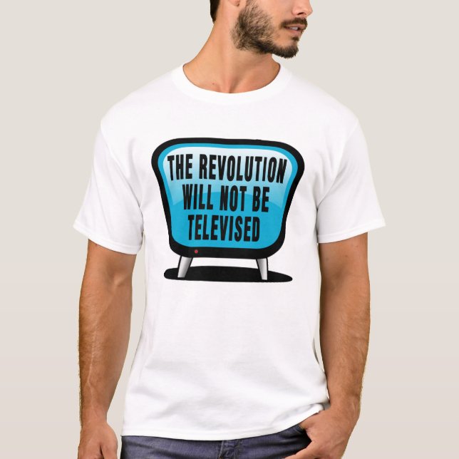 T-shirt A revolução não televised (Frente)