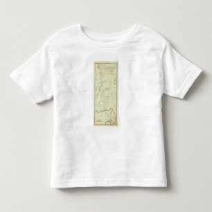 T-shirt A rota de Bonaparte da Ilha de Elba a Paris
