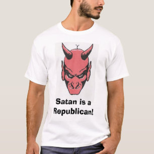 T-shirt A satã é um republicano!