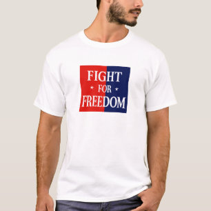 T-shirt A Segunda Guerra Mundial luta pela liberdade