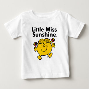 T-shirt A senhorita pequena pequena Luz do sol da