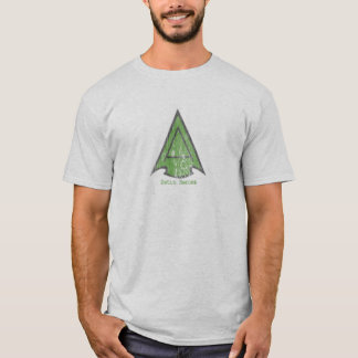 T-shirt A seta verde