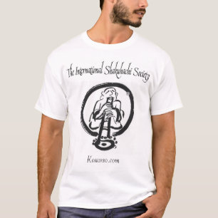 T-shirt A sociedade internacional de Shakuhachi