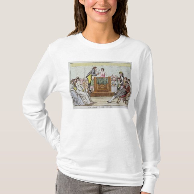 T-shirt A sociedade literária (Frente)