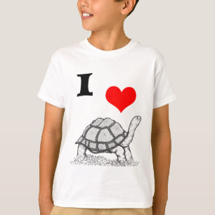 T-shirt A tartaruga caçoa o T