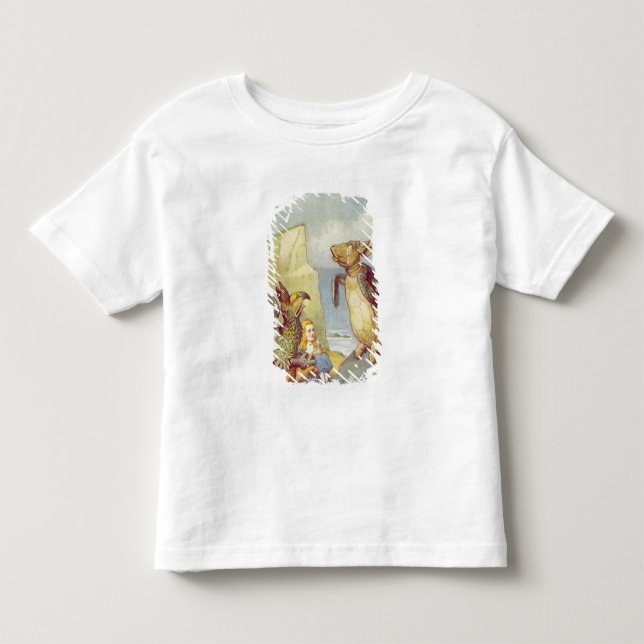 T-shirt A Tartaruga Mock e o Griffin (Frente)