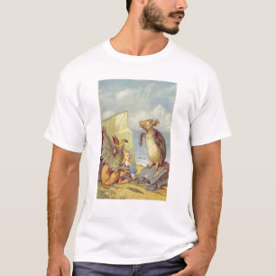 T-shirt A tartaruga trocista e o Gryphon