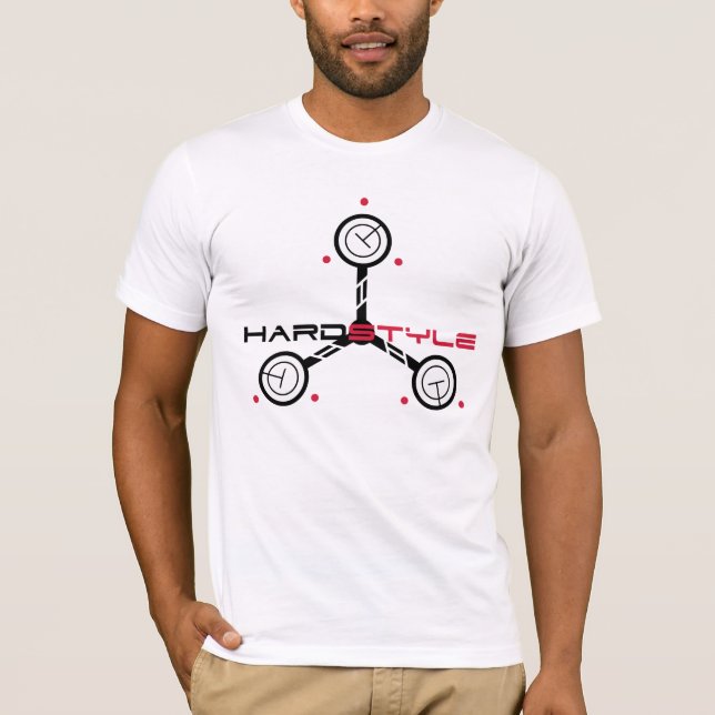 T-shirt A tecnologia de Hardstyle edita (Frente)