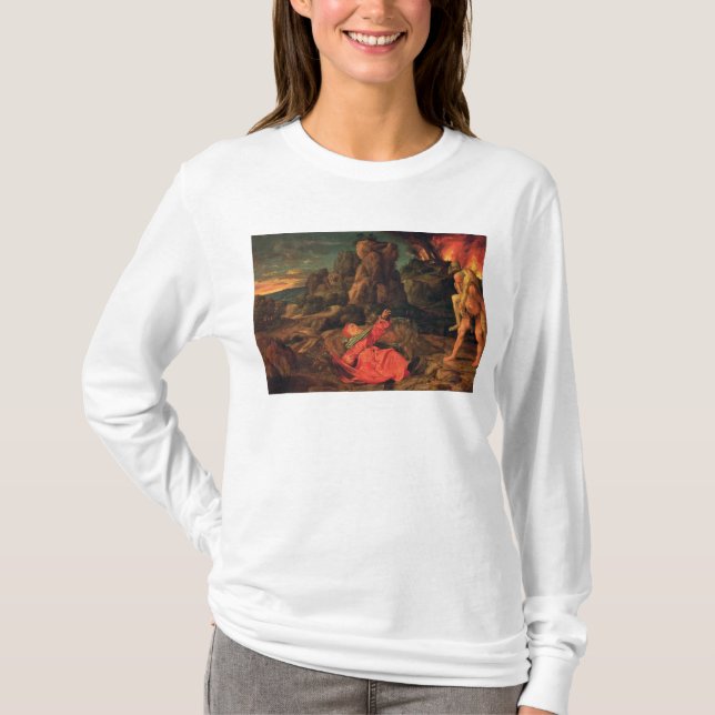 T-shirt A tentação de St Anthony, c.1530 (Frente)