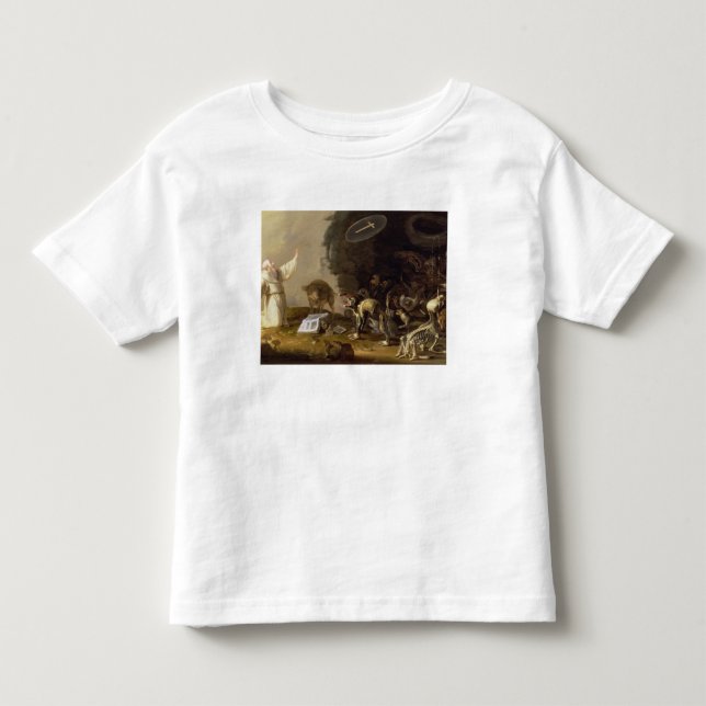T-shirt A tentação de St Anthony (painel) (Frente)