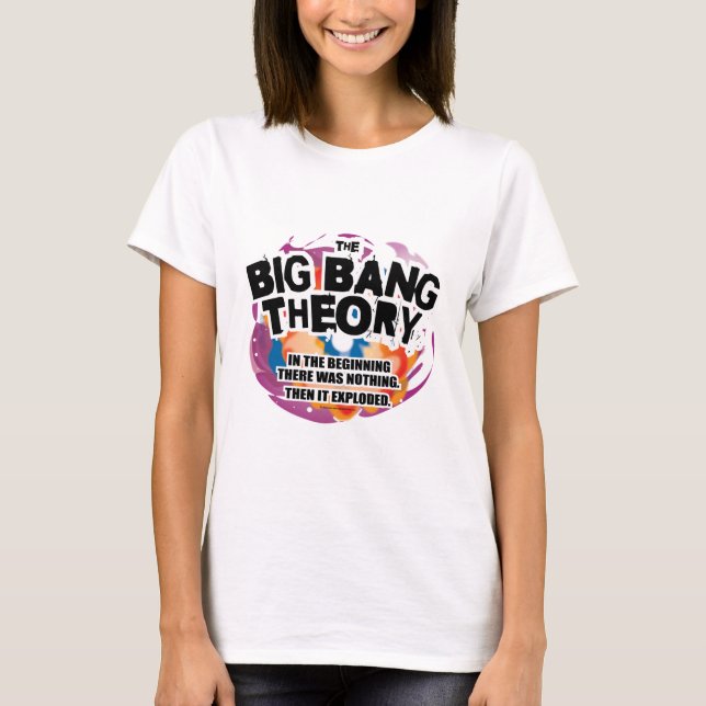 T-shirt A teoria de Big Bang (Frente)