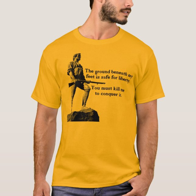 T-shirt A terra abaixo de meus pés (Frente)