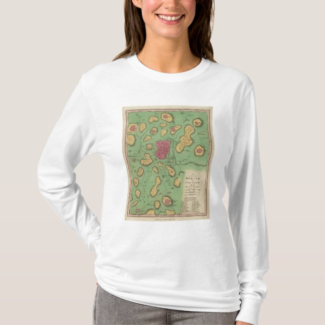 T-shirt A terra de Moriah ou de Jerusalem (Frente)