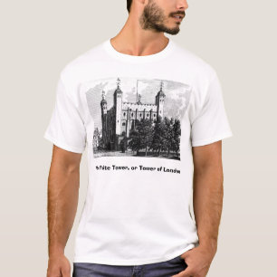 T-shirt A torre branca, ou torre de Londres