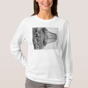 T-shirt A torre do diabo do oeste com caído