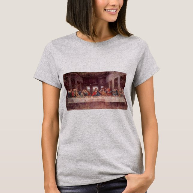 T-shirt A Última Ceia de Leonardo da Vinci (Frente)