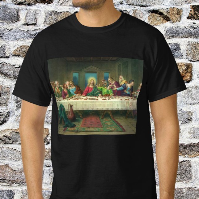 T-shirt A Última Ceia Originalmente por Leonardo da Vinci (Criador carregado)