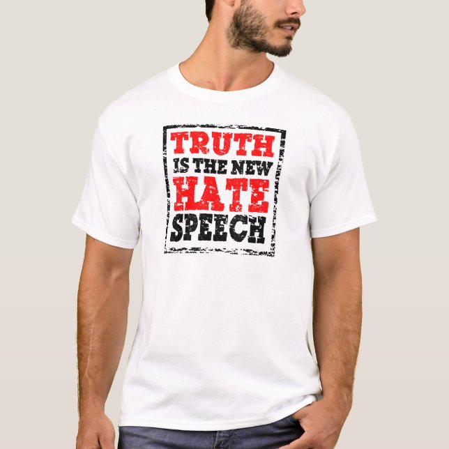 T-SHIRT A VERDADE É DISCURSO DE ÓDIO (Frente)
