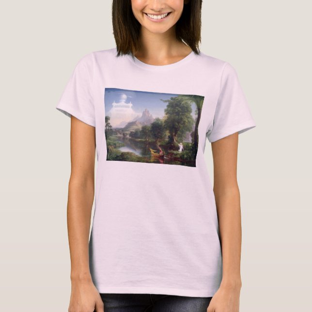 T-shirt A viagem da vida - juventude pelo Cole de Thomas (Frente)