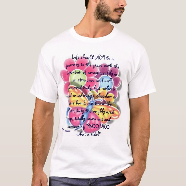 T-shirt a vida deve ser… (Frente)