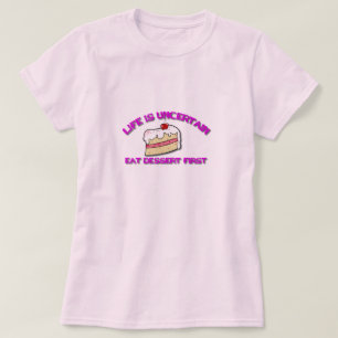 T-shirt A vida é incerta