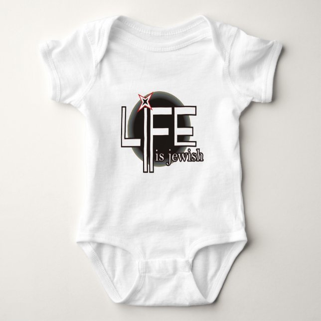 T-shirt A vida é judia (Frente)