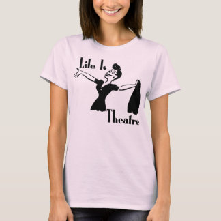 T-shirt A vida é teatro