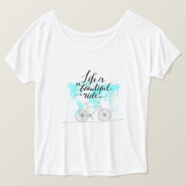 T-shirt A Vida É Um Belo Azul