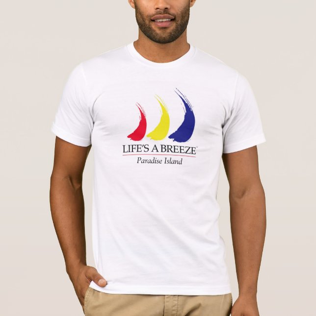 T-shirt A vida é uma ilha de (Frente)