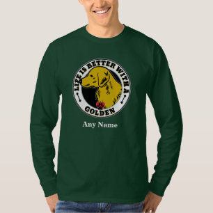 T-shirt A vida personalizada do Ouro é melhor