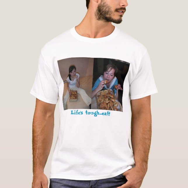 T-shirt A vida resistente… come!! (Frente)