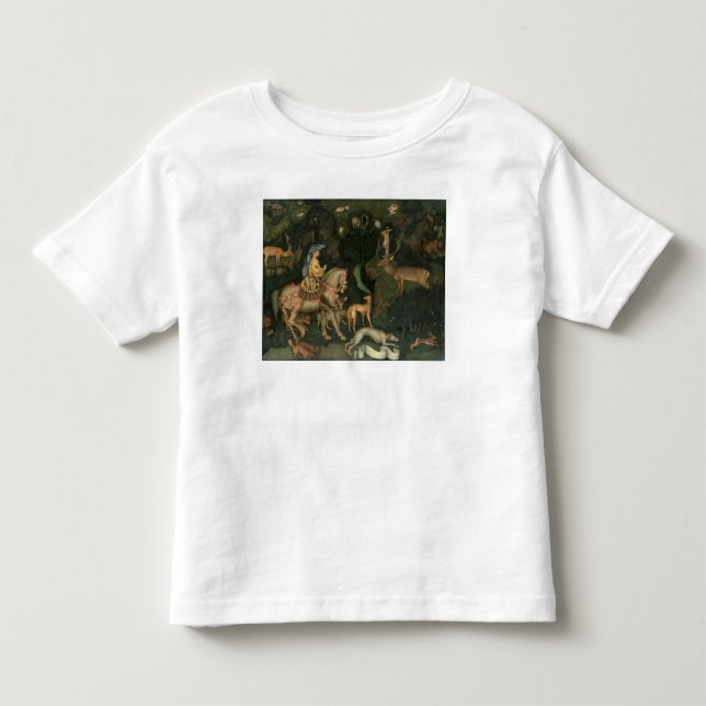 T-shirt A visão de St. Eustachius, c.1438-42 (Frente)