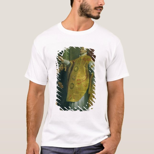 T-shirt A visão de St Ignatius de Loyola (Frente)