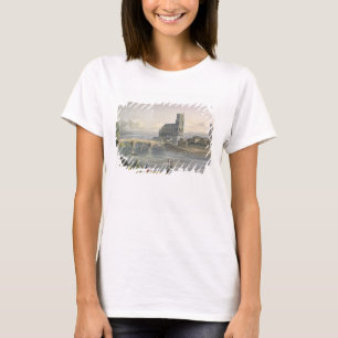 T-shirt A vista de Mantes, das "vistas no Seine", grava