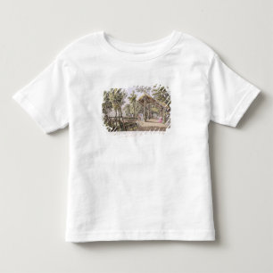 T-shirt A vista do Reisenberg jardina perto da cidade de