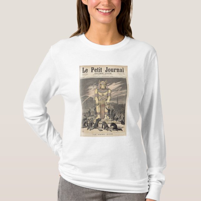 T-shirt A vitela dourada (Frente)
