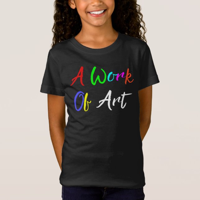T-Shirt "A Work of Art" (Frente)