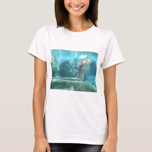 T-shirt A World Underwater - Stone Statu image (Frente)