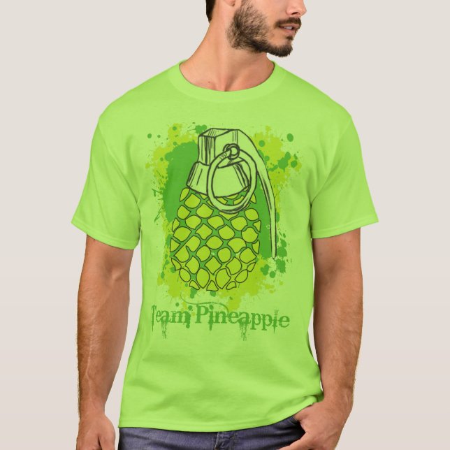 T-shirt abacaxi da equipe (Frente)