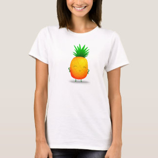T-shirt abacaxi de caráter:o