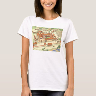T-shirt Abadia do Romanesque. Modelo