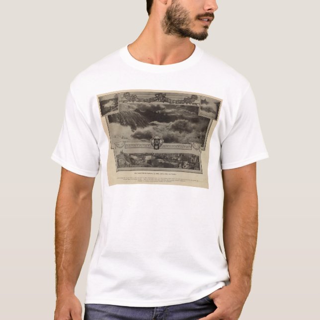 T-shirt Abaixe quedas, Spokane (Frente)