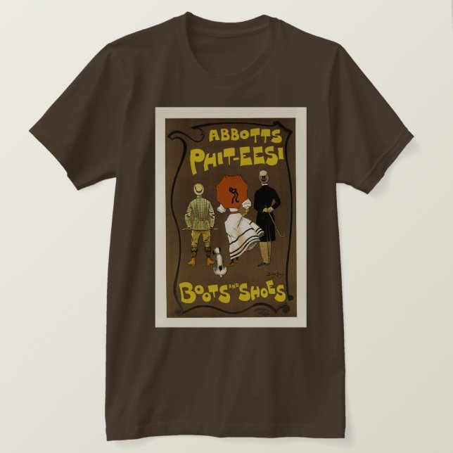 T-shirt Abbott Phit-Eesi ~ Boots and Calçados (Frente do Design)