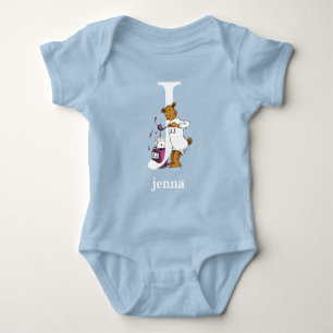 T-shirt ABC do Dr. Seuss: Letra J - Branco Adicione seu