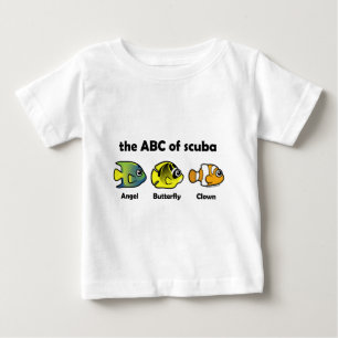T-shirt ABC do mergulhador
