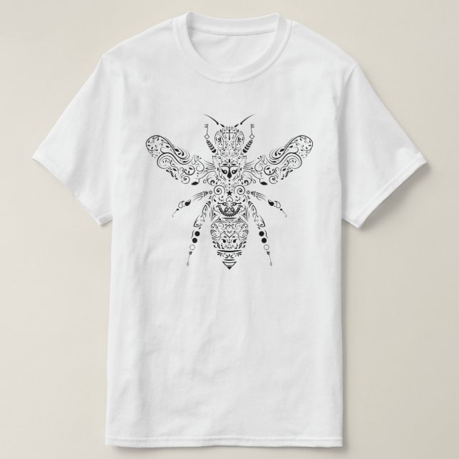 T-shirt abelha da beleza (Frente do Design)