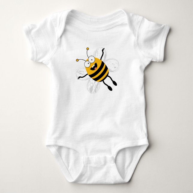 T-shirt Abelha de Cartoon (Frente)